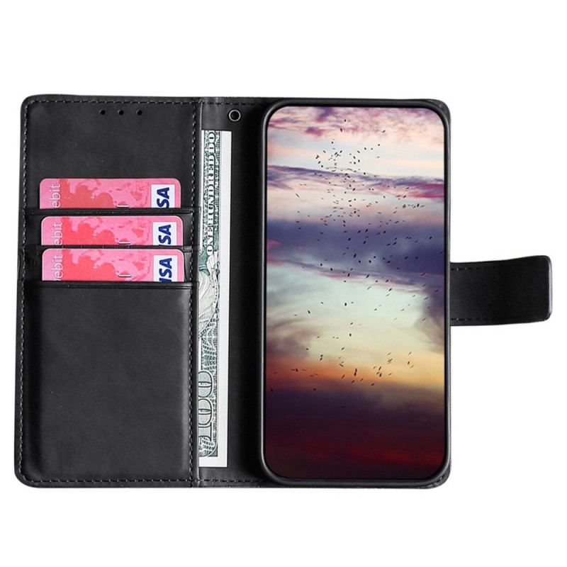 Flip Cover Xiaomi 12 Pro Skin-touch Krokodille