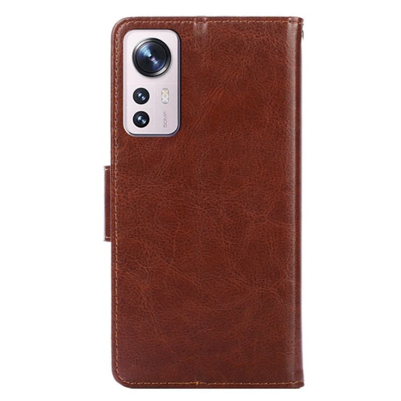 Flip Cover Xiaomi 12 Pro Vintage Læder Stil