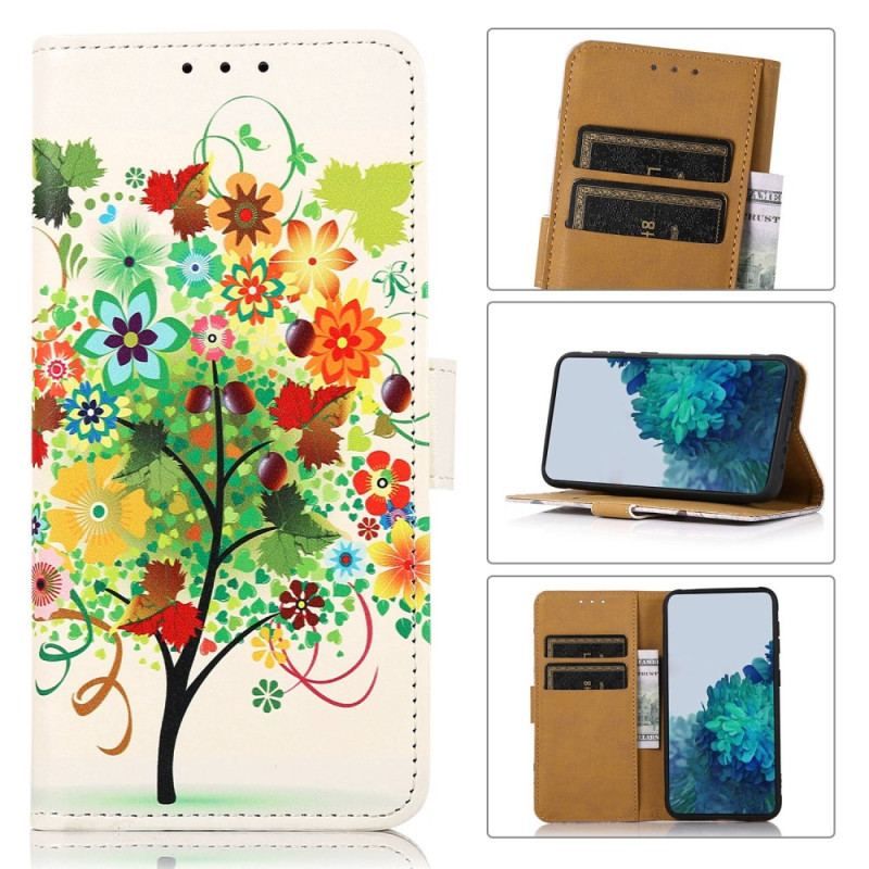 Flip Cover Xiaomi 12T / 12T Pro Blomstrende Træ