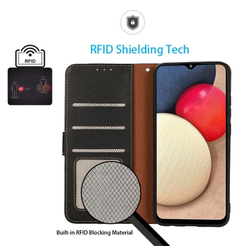 Flip Cover Xiaomi 12T / 12T Pro Lychee Style Rfid Khazneh