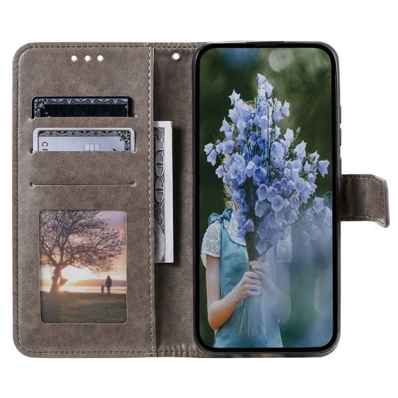 Flip Cover Xiaomi 12T / 12T Pro Mandala Sun Med Snor