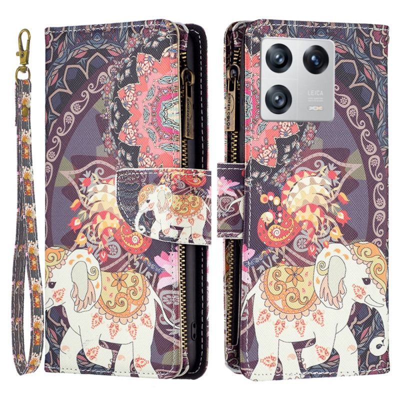 Flip Cover Xiaomi 13 Elefant Lynlåslomme