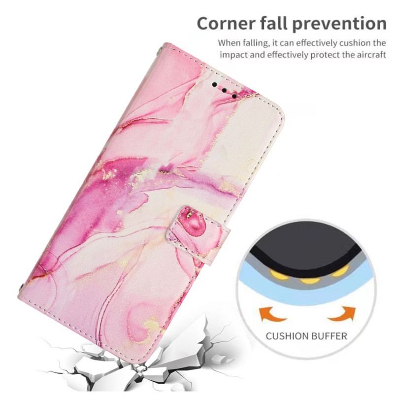 Flip Cover Xiaomi 13 Pro Marmor Skulderrem