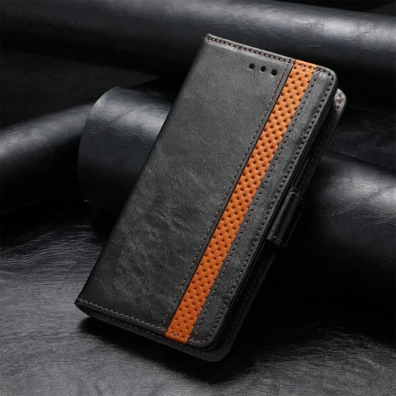 Flip Cover Xiaomi 13 Tofarvet Dobbeltlås