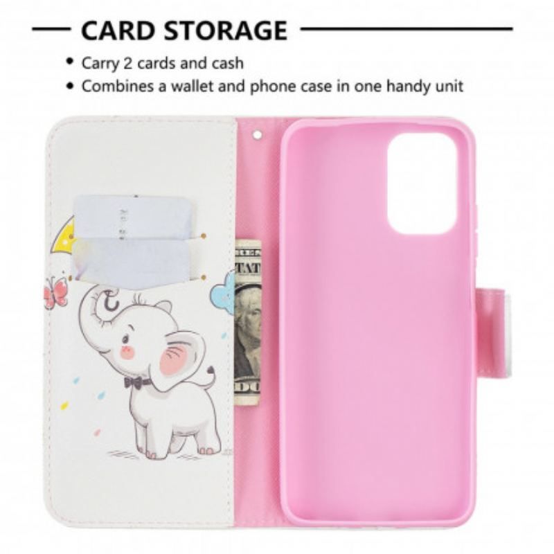 Flip Cover Xiaomi Redmi Note 10 / 10S Baby Elefant