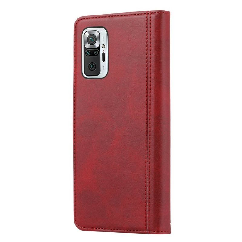 Flip Cover Xiaomi Redmi Note 10 / 10S Forreste Kortholder Og Rem