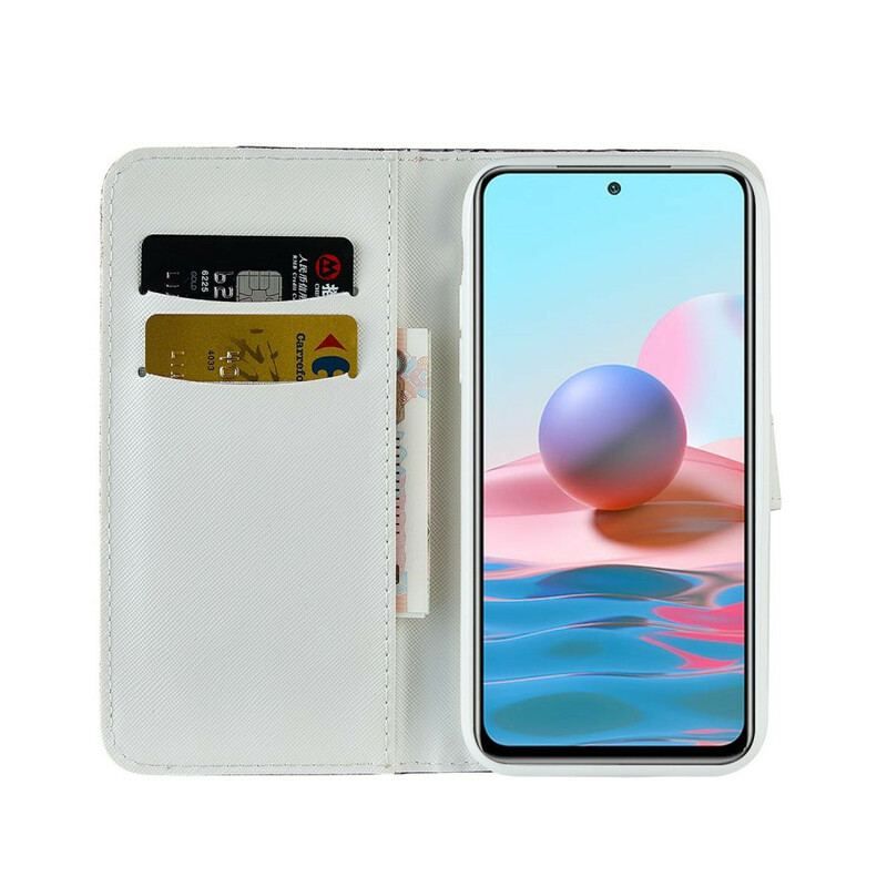 Flip Cover Xiaomi Redmi Note 10 / 10S Krokodille Diamanter