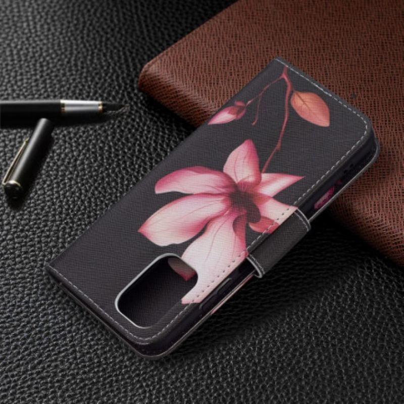 Flip Cover Xiaomi Redmi Note 10 / 10S Lyserød Blomst