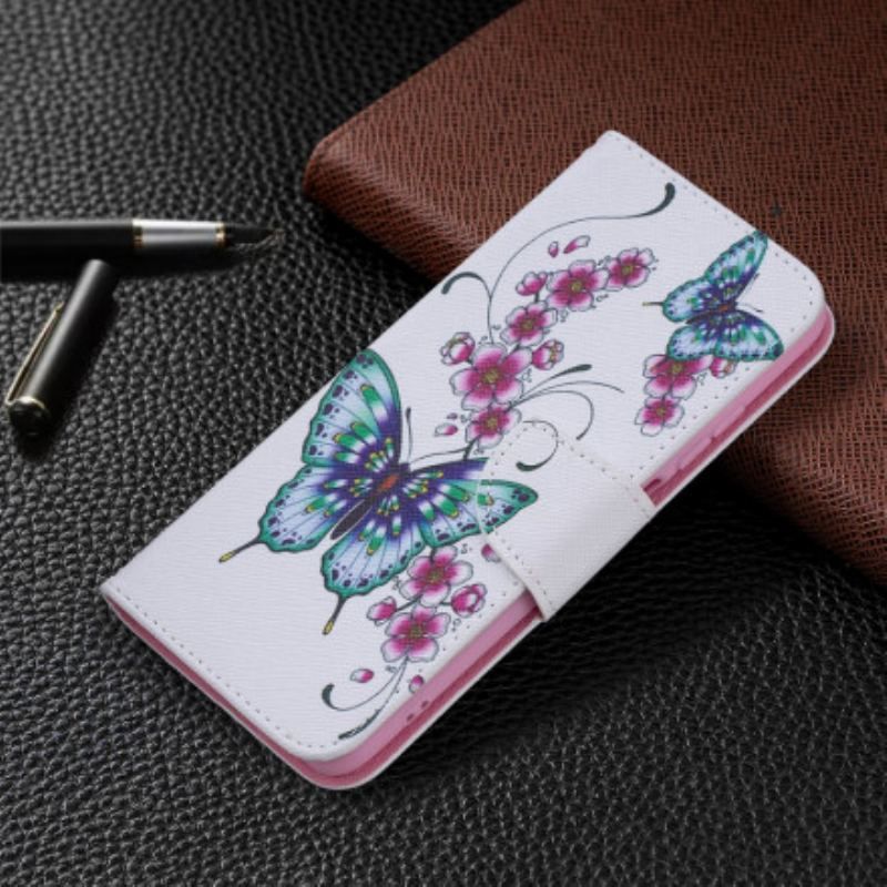 Flip Cover Xiaomi Redmi Note 10 / 10S Vidunderlige Sommerfugle