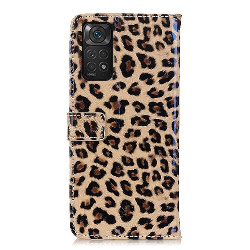 Flip Cover Xiaomi Redmi Note 11 / 11S Almindelig Leopard