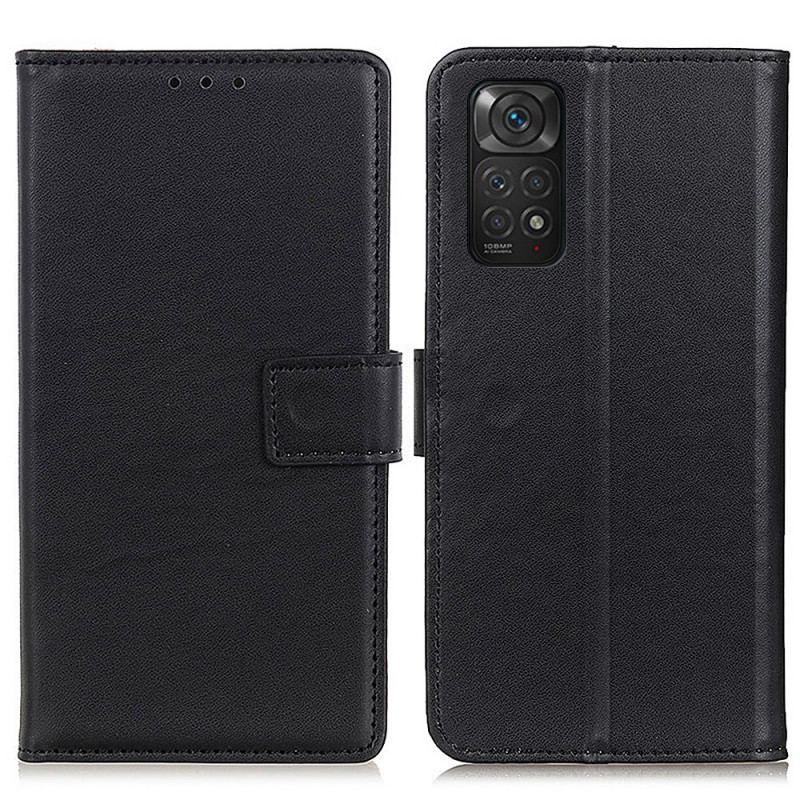 Flip Cover Xiaomi Redmi Note 11 / 11S Almindeligt Imiteret Læder