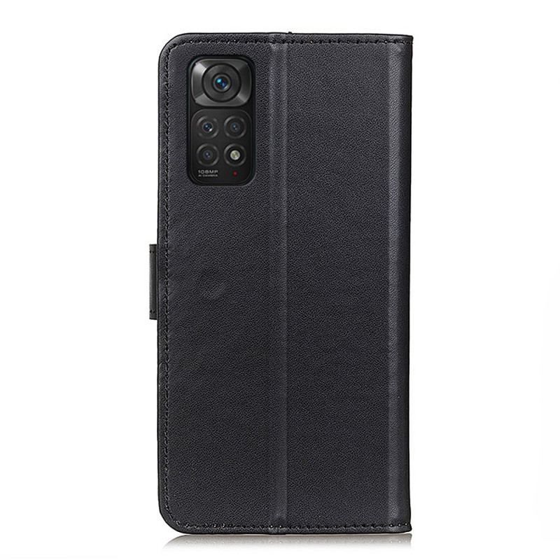 Flip Cover Xiaomi Redmi Note 11 / 11S Almindeligt Imiteret Læder