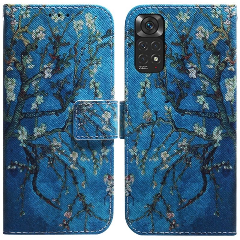 Flip Cover Xiaomi Redmi Note 11 / 11S Blomstrende Trægren