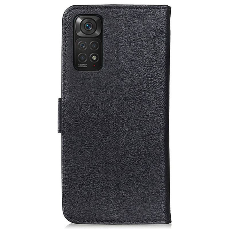 Flip Cover Xiaomi Redmi Note 11 / 11S Imiteret Læder Khazneh