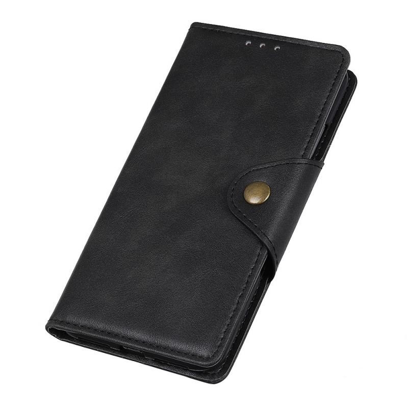 Flip Cover Xiaomi Redmi Note 11 / 11S Imiteret Læder Knap