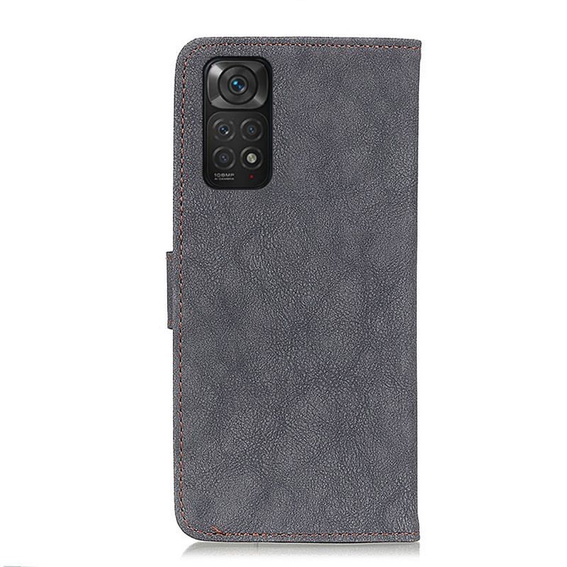 Flip Cover Xiaomi Redmi Note 11 / 11S Khazneh Retro Split Læder