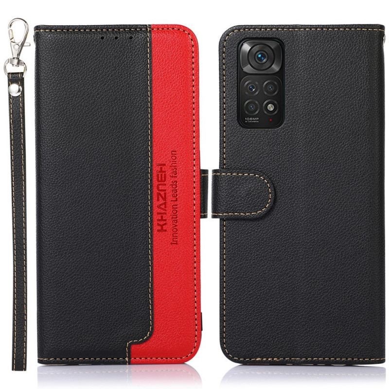 Flip Cover Xiaomi Redmi Note 11 / 11S Lychee Style Rfid Khazneh