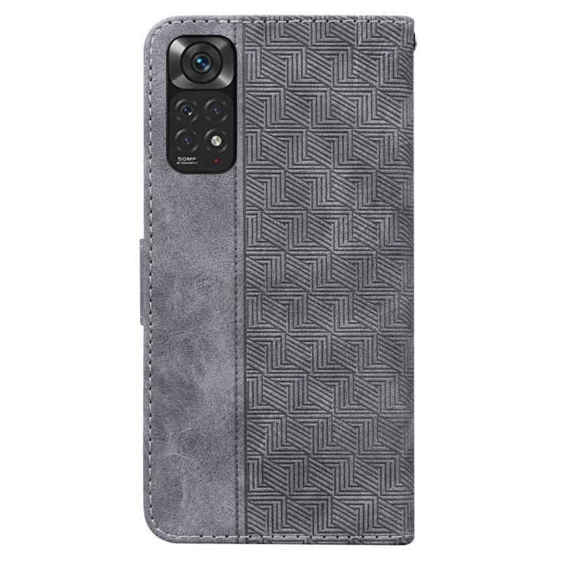 Flip Cover Xiaomi Redmi Note 11 / 11S Med Snor Strappy Mønster