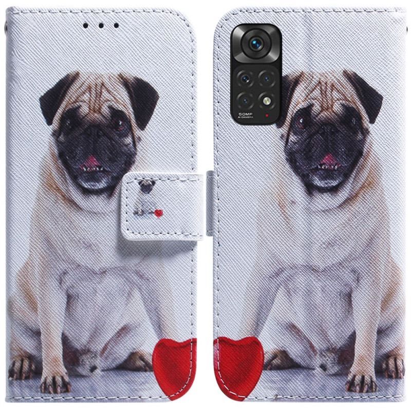 Flip Cover Xiaomi Redmi Note 11 / 11S Mops Hund