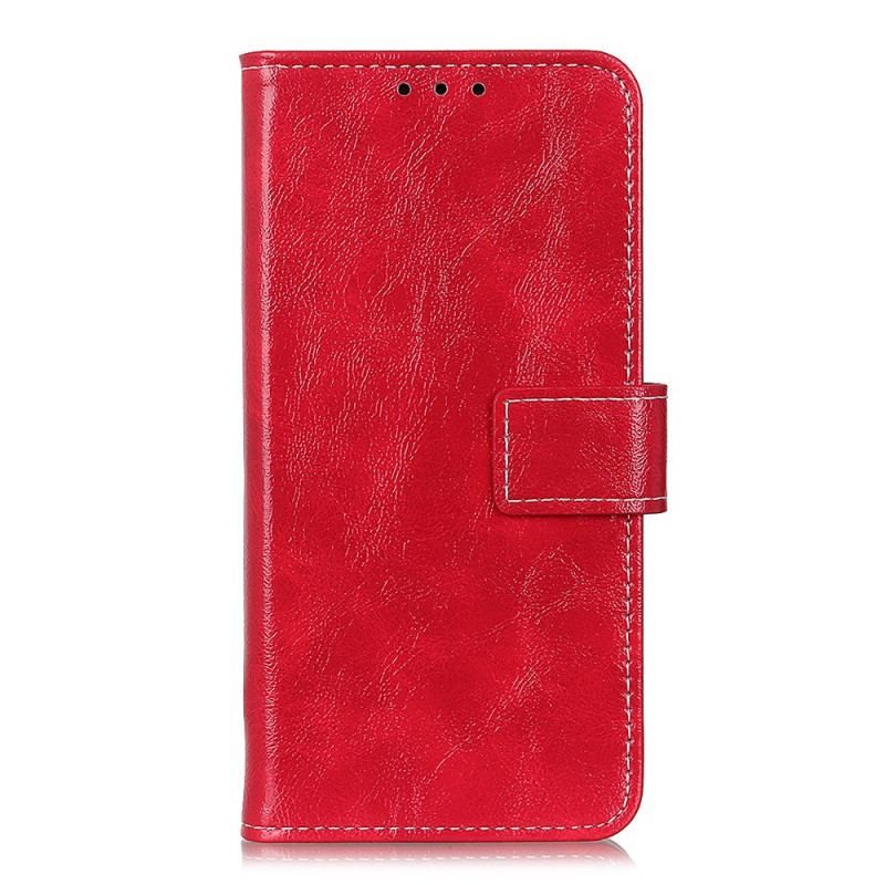 Flip Cover Xiaomi Redmi Note 11 / 11S Skinnende Og Blottede Sømme