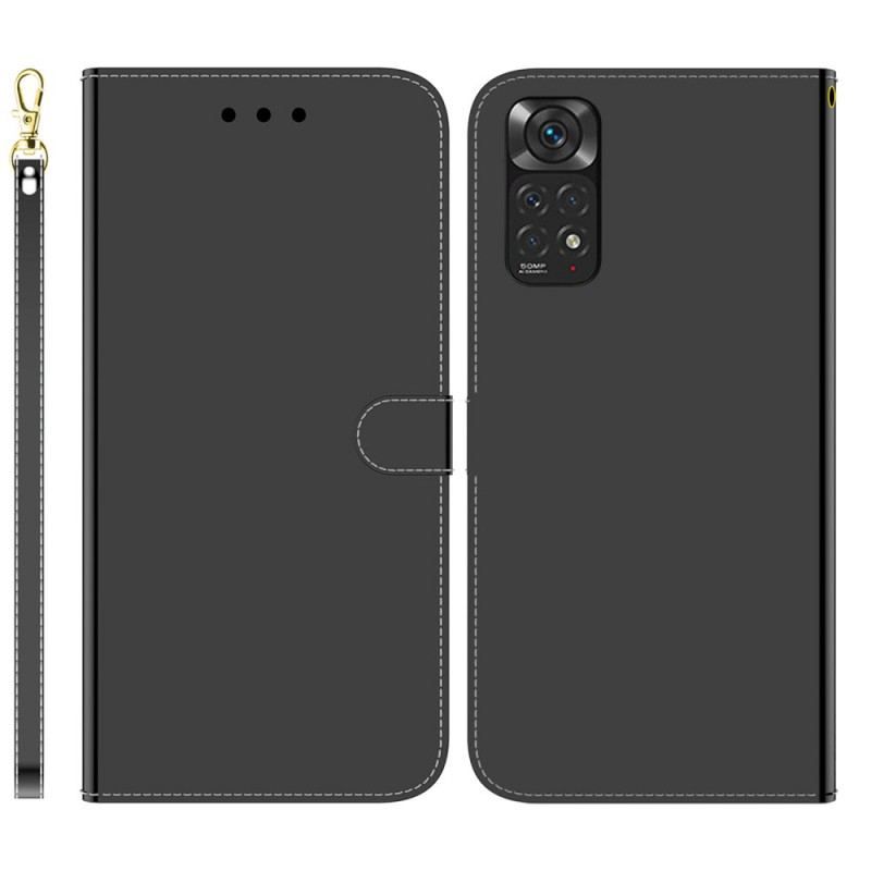 Flip Cover Xiaomi Redmi Note 11 / 11S Spejlcover I Imiteret Læder