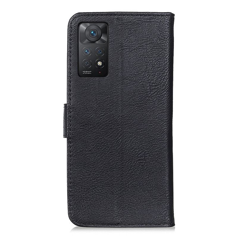 Flip Cover Xiaomi Redmi Note 11 Pro / 11 Pro 5G Imiteret Læder Khazneh