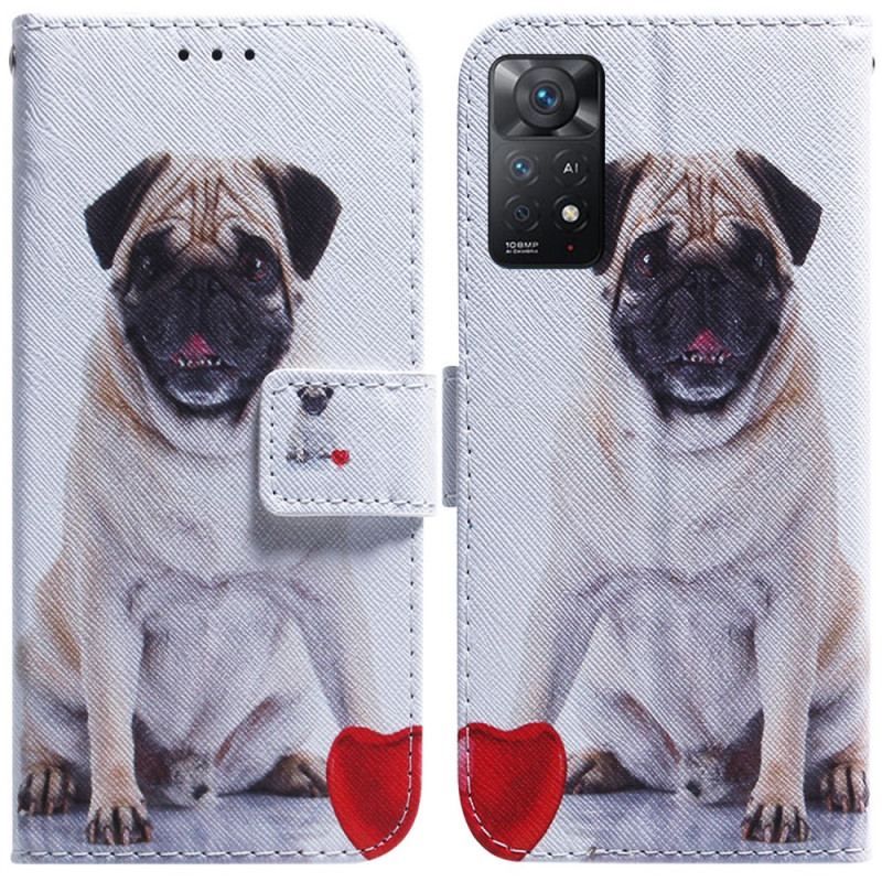 Flip Cover Xiaomi Redmi Note 11 Pro / 11 Pro 5G Mops Hund