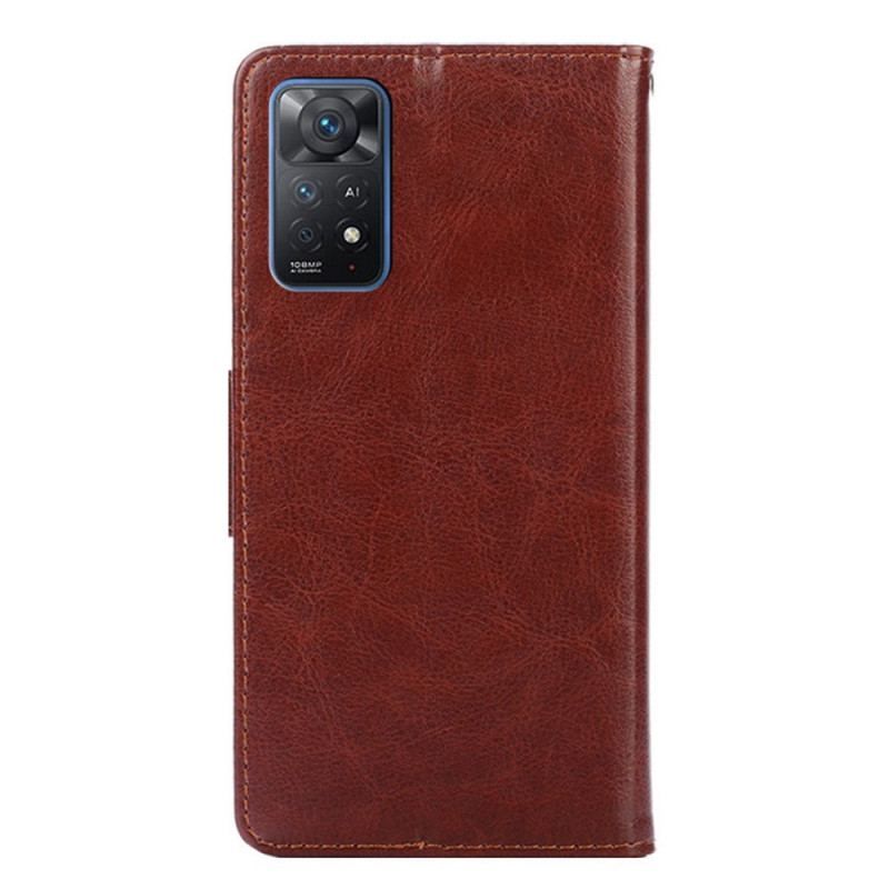 Flip Cover Xiaomi Redmi Note 11 Pro / 11 Pro 5G Retro Imiteret Læder