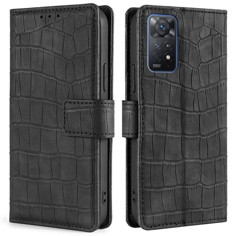 Flip Cover Xiaomi Redmi Note 11 Pro / 11 Pro 5G Skin-touch Krokodille