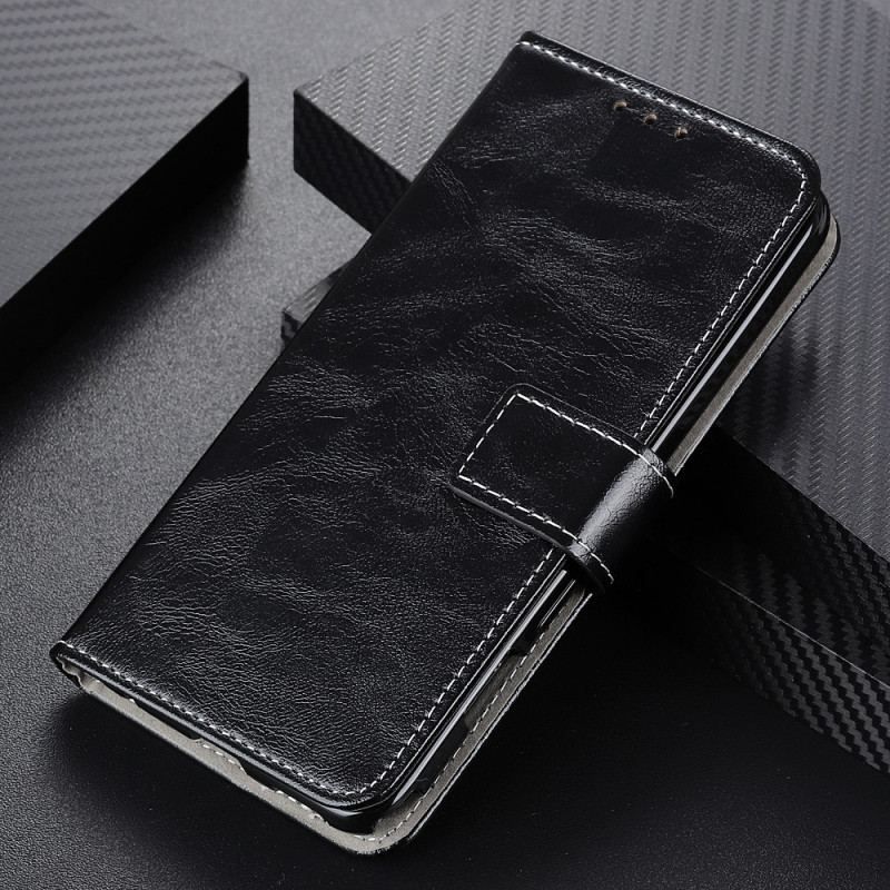 Flip Cover Xiaomi Redmi Note 11 Pro / 11 Pro 5G Skinnende Og Blottede Sømme