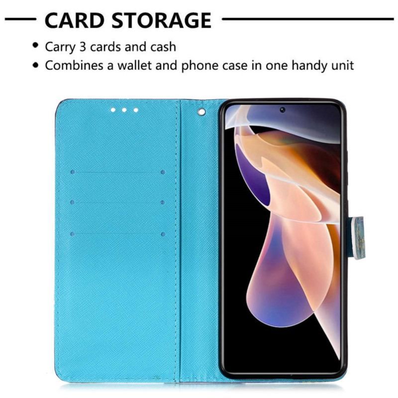 Flip Cover Xiaomi Redmi Note 11 Pro Plus 5G Akvarel Drømmefanger