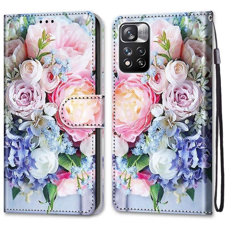 Flip Cover Xiaomi Redmi Note 11 Pro Plus 5G Blomster Vidunder