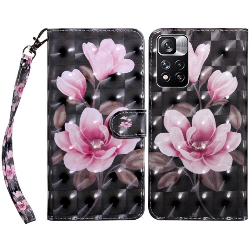 Flip Cover Xiaomi Redmi Note 11 Pro Plus 5G Blomstre Blomster