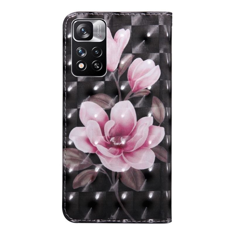 Flip Cover Xiaomi Redmi Note 11 Pro Plus 5G Blomstre Blomster