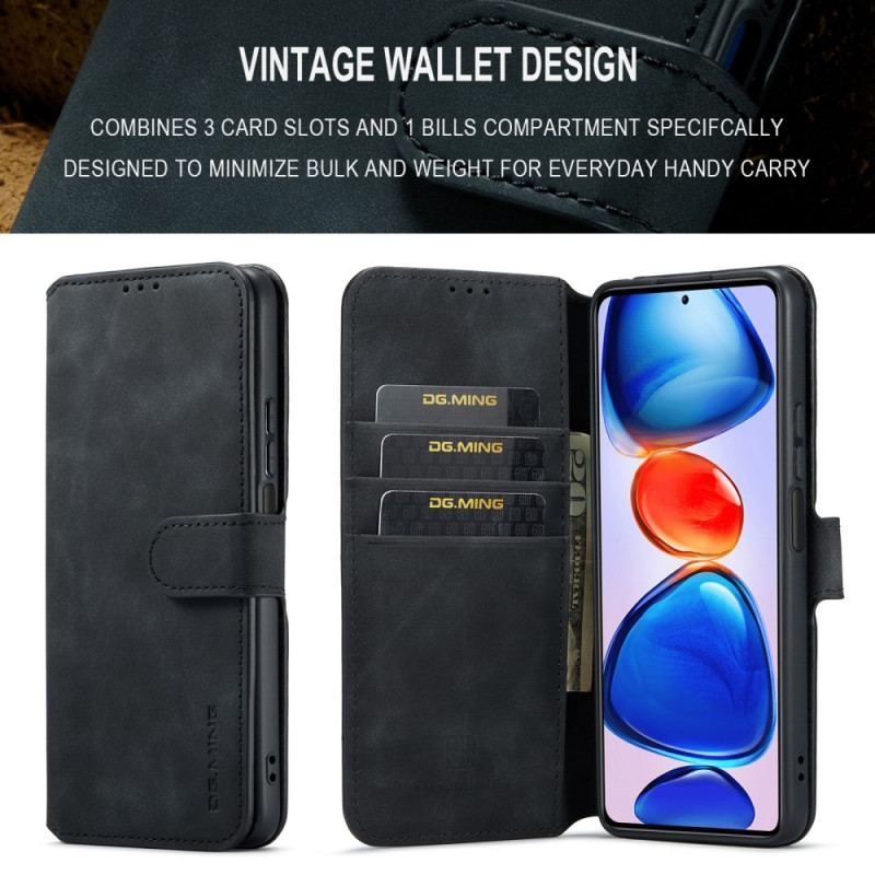 Flip Cover Xiaomi Redmi Note 11 Pro Plus 5G Dg.ming Retro