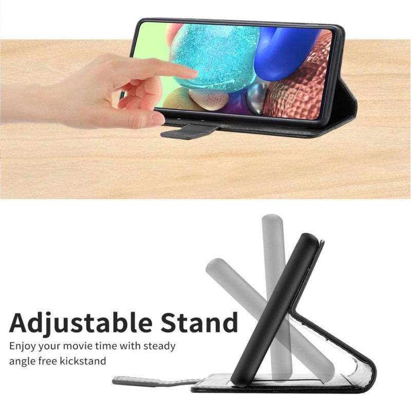 Flip Cover Xiaomi Redmi Note 11 Pro Plus 5G Med Snor Strappy Geometrisk Læderstil