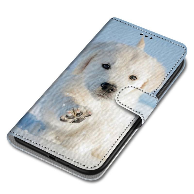 Flip Cover Xiaomi Redmi Note 11 Pro Plus 5G Med Snor Thong Hund