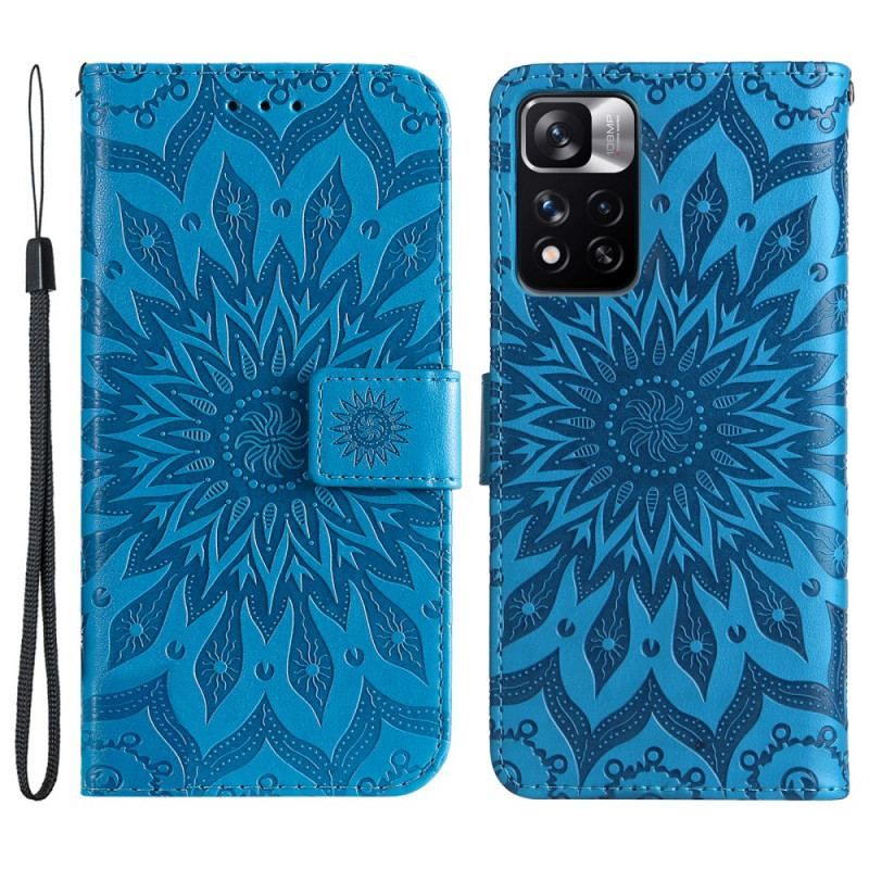 Flip Cover Xiaomi Redmi Note 11 Pro Plus 5G Solblomst