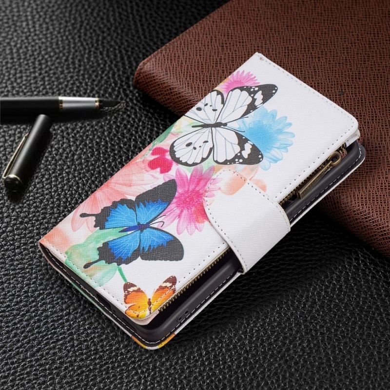 Flip Cover Xiaomi Redmi Note 11 Pro Plus 5G Sommerfugle Lynlåslomme