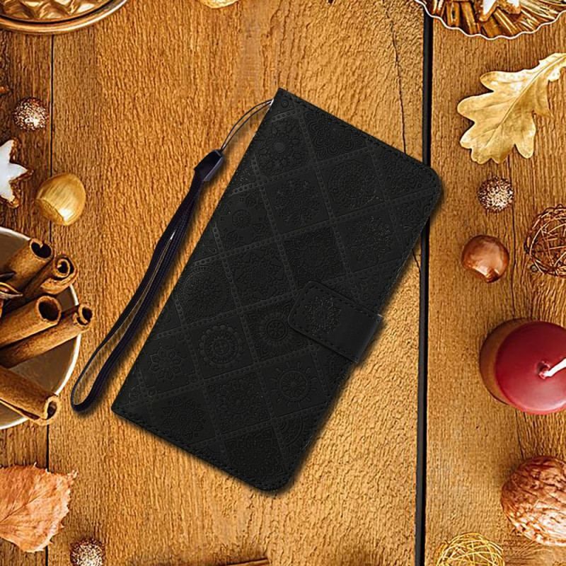 Flip Cover Xiaomi Redmi Note 11 Pro Plus 5G Tapestry Mønster