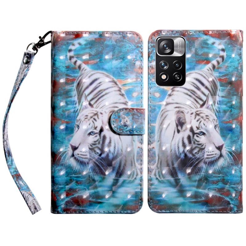 Flip Cover Xiaomi Redmi Note 11 Pro Plus 5G Tiger I Vand