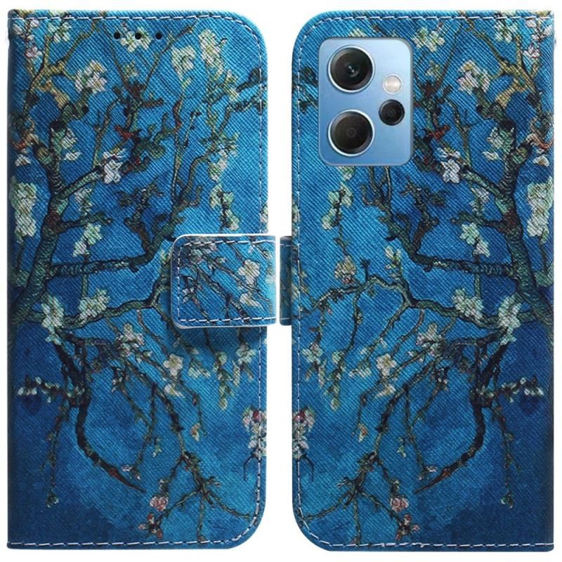 Flip Cover Xiaomi Redmi Note 12 4G Blomstrende Grene