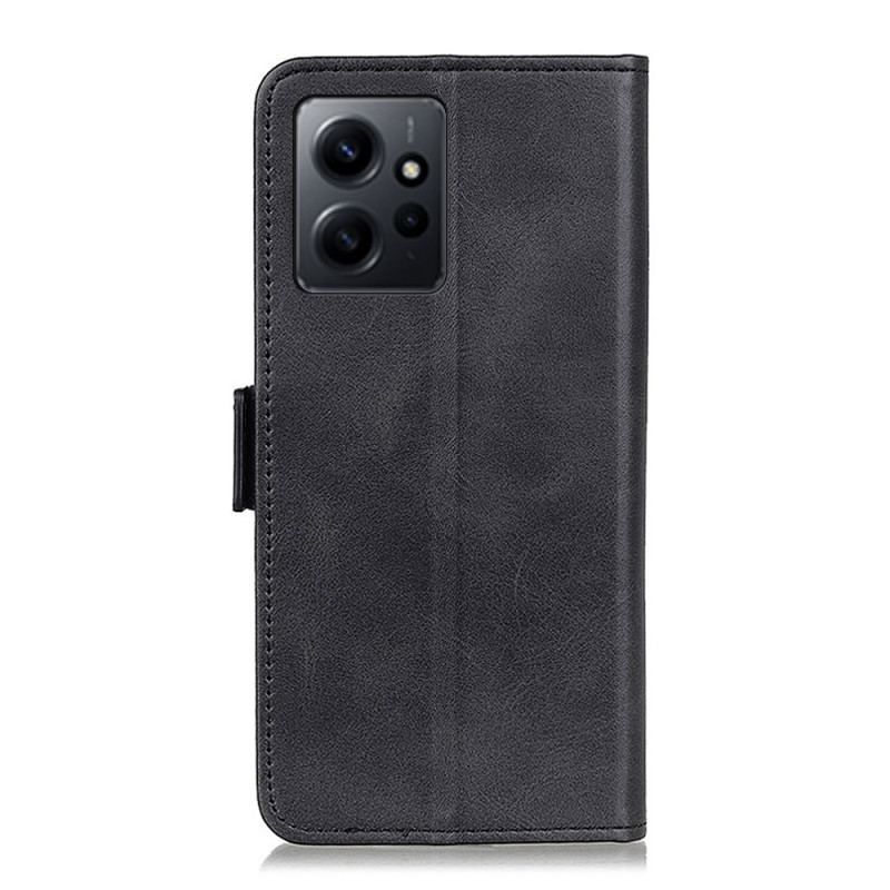 Flip Cover Xiaomi Redmi Note 12 4G Dobbelt Lås