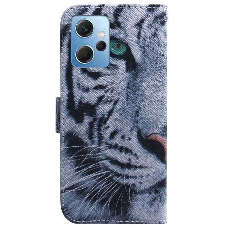 Flip Cover Xiaomi Redmi Note 12 4G Hvid Tiger