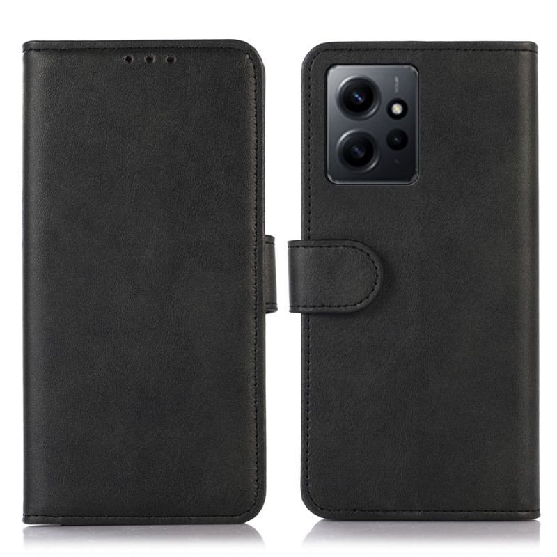 Flip Cover Xiaomi Redmi Note 12 4G Læder Effekt