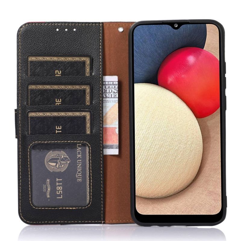 Flip Cover Xiaomi Redmi Note 12 4G Lychee Style Rfid Khazneh