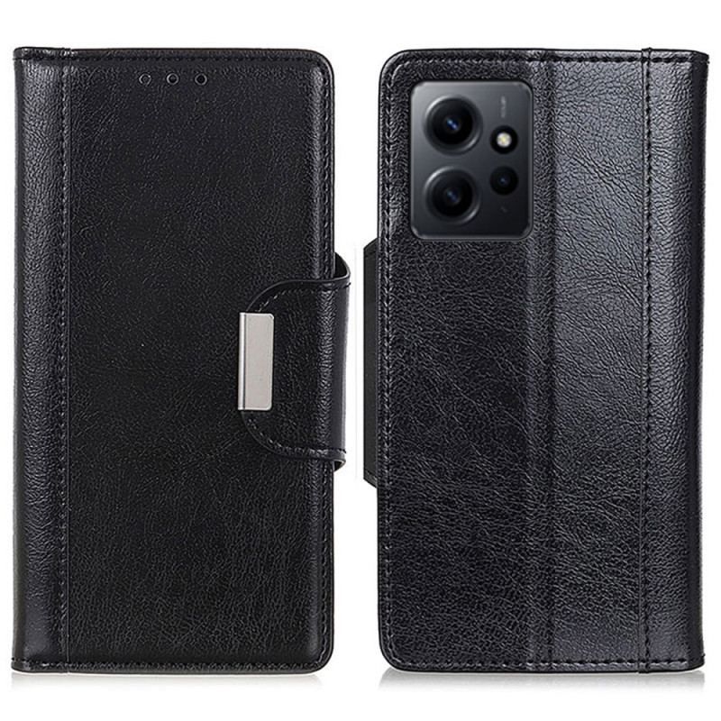 Flip Cover Xiaomi Redmi Note 12 4G Sølv Lås