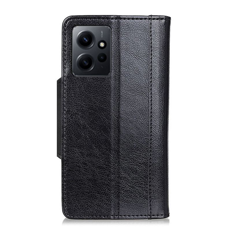 Flip Cover Xiaomi Redmi Note 12 4G Sølv Lås