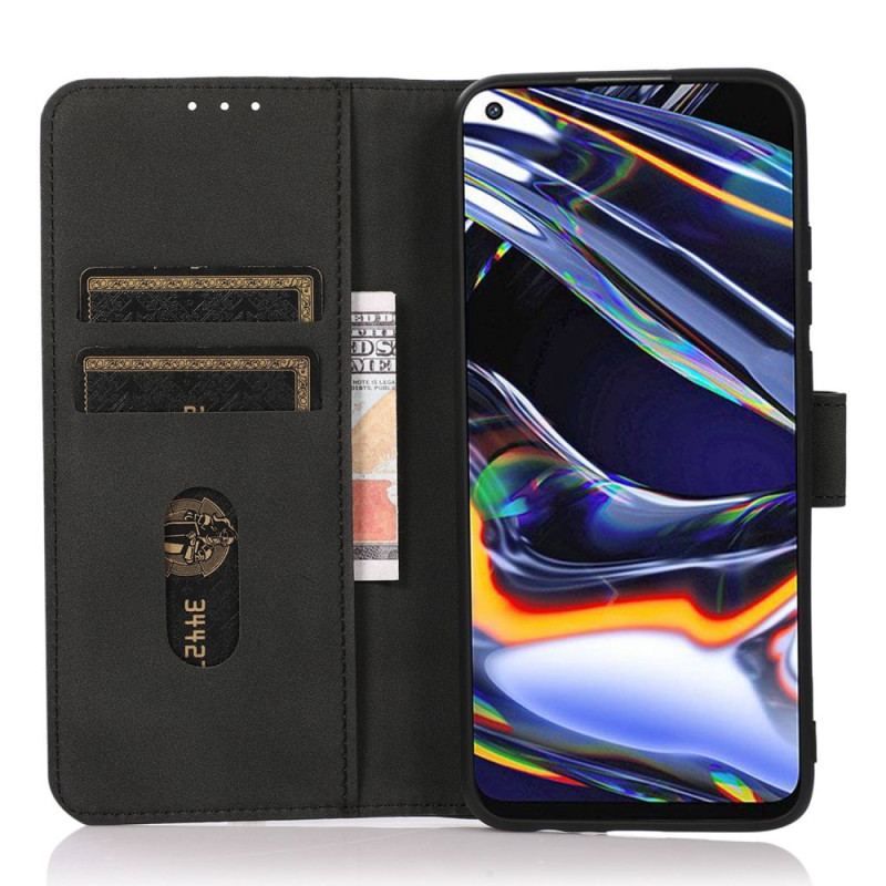 Flip Cover Xiaomi Redmi Note 12 5G Khazneh Fashion Læder Effekt