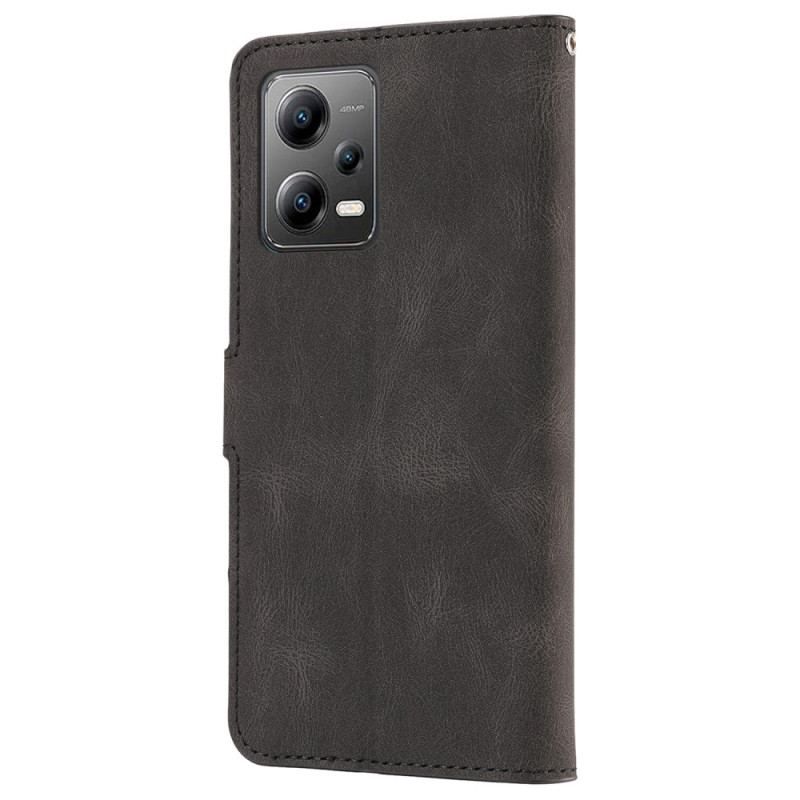 Flip Cover Xiaomi Redmi Note 12 5G Med Snor Retro Strappy